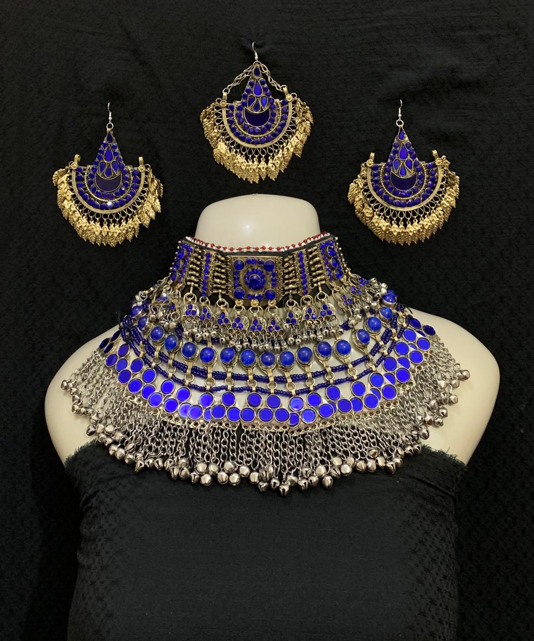 Lapis Elegance Afghan Jewelry